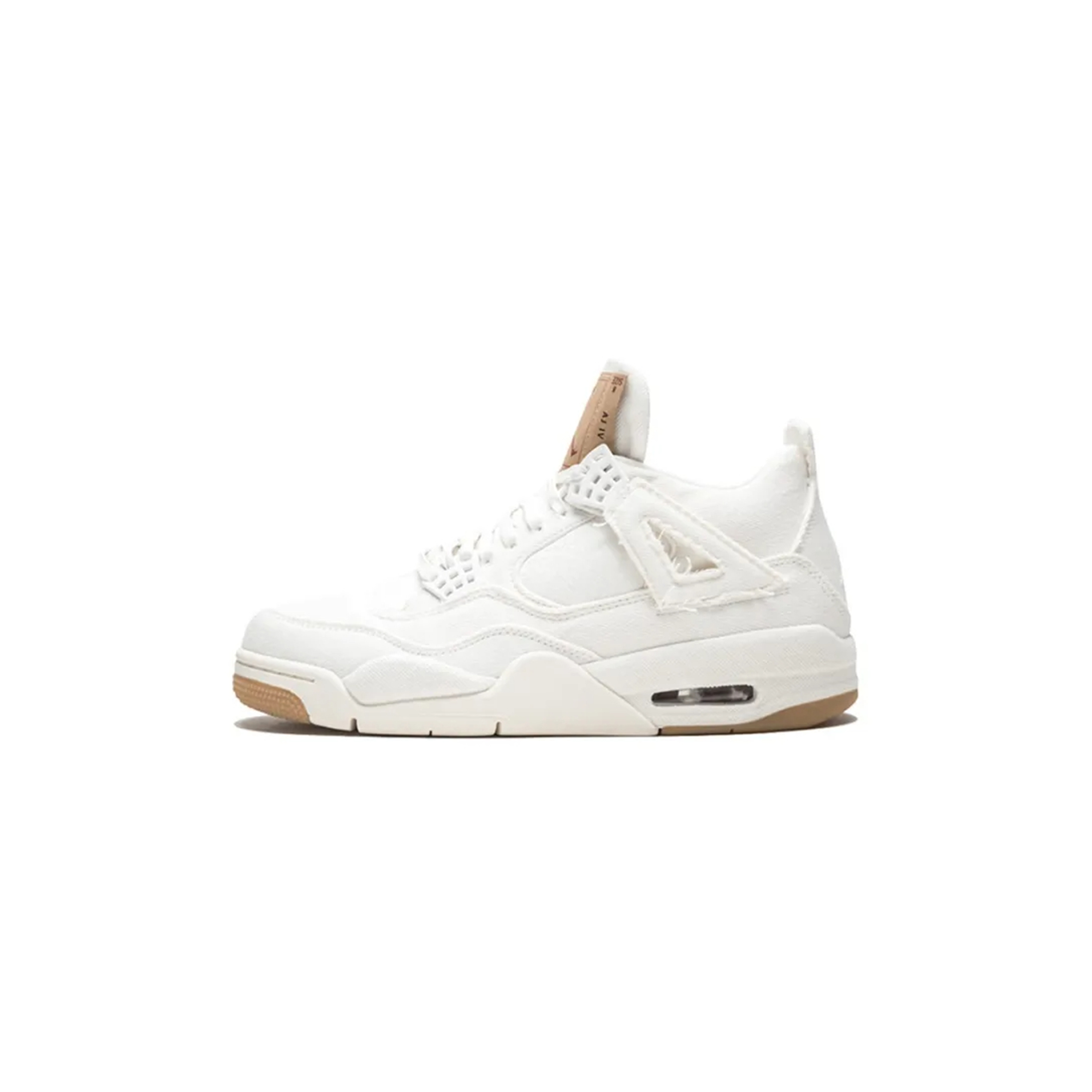 NIKE JORDAN 4 RETRO LEVI'S WHITE LEVI'S TAG AO2571-100